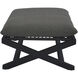 Bari 15.5 inch Charcoal / Gracebay Grey Outdoor Stool